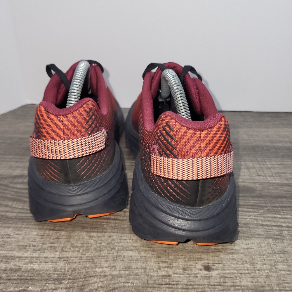 Hoka Men's Rincon 2 Running Shoes Blk/Burgandy Size 8 - Picture 5 of 10